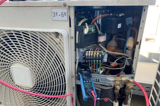 Avería solucionada en un aire que no estaba enfriando bien